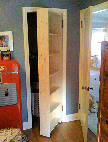 how to make a bookcase door